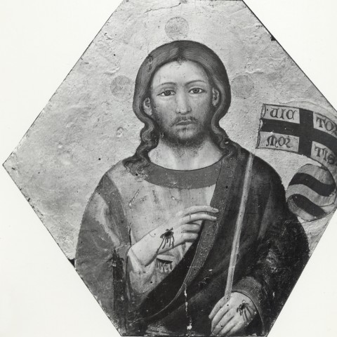 Anonimo — Guariento - sec. XIV - Cristo risorto benedicente — insieme